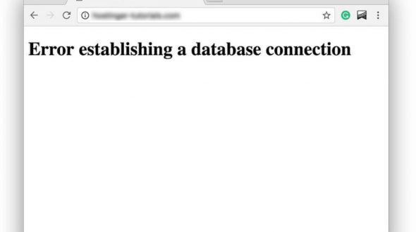 How to fix the Error Establishing a Database Connection in WordPress?