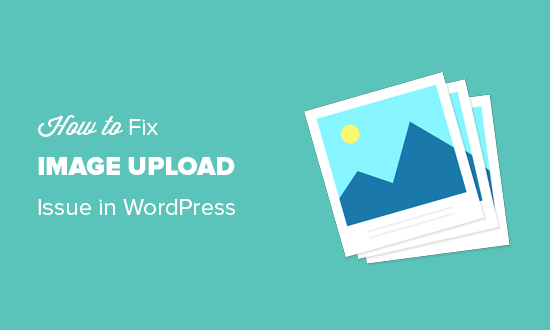 How to fix image upload issue in WordPress